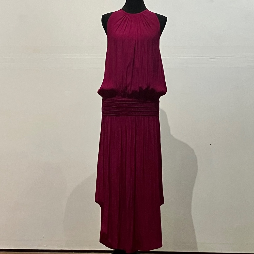 Ramy Brook Audrey Smocked Sleeveless mid-dress